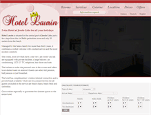 Tablet Screenshot of hotellaurinjesolo.com
